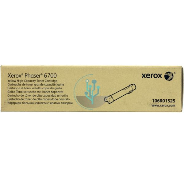 Toner Xerox 106R01525 Yellow Phaser 6700 12,000 paginas