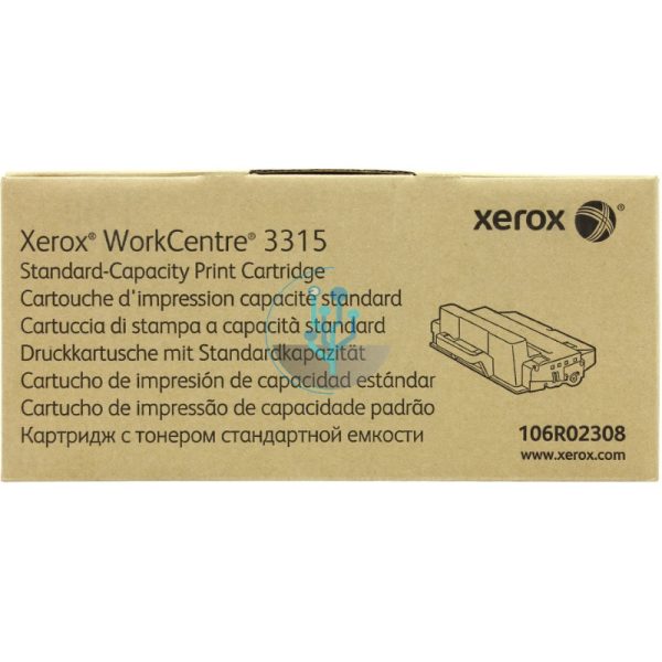 Toner Xerox 106R02308 Negro WorkCentre 3315 2,300 Páginas