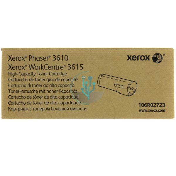 Toner Xerox 106R02723 Phaser 3610, WC3615 14,100 Páginas