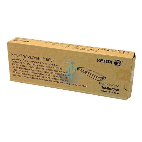 Toner Xerox 106R02748 Cyan Metered WC6655 11,500 Páginas