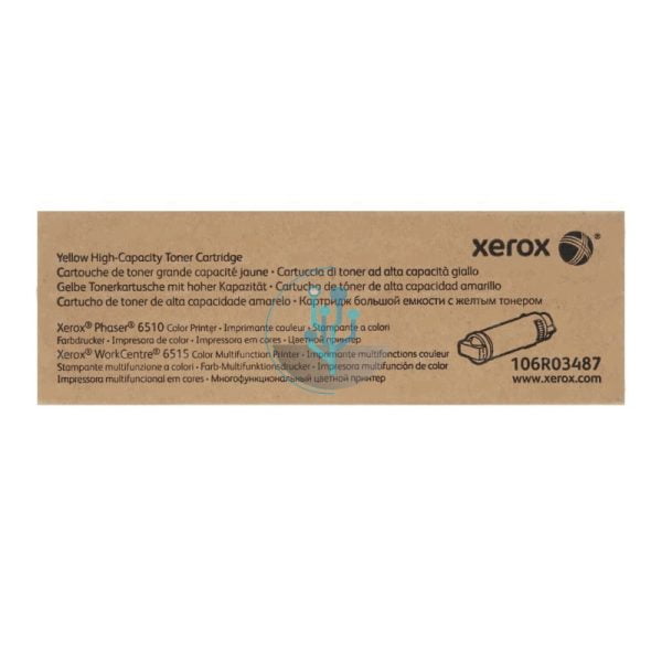 Toner Xerox 106R03487 Yellow Phaser 6510, WC6515 2400 Páginas
