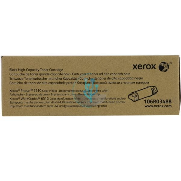 Toner Xerox 106R03488 Black Phaser 6510, WC6515 5500 Páginas