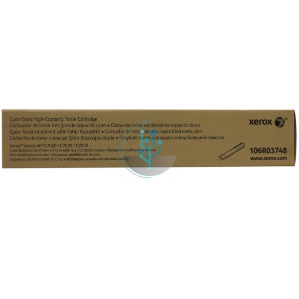 Toner Xerox 106R03748 Cyan C7020, C7030 16,500 Páginas