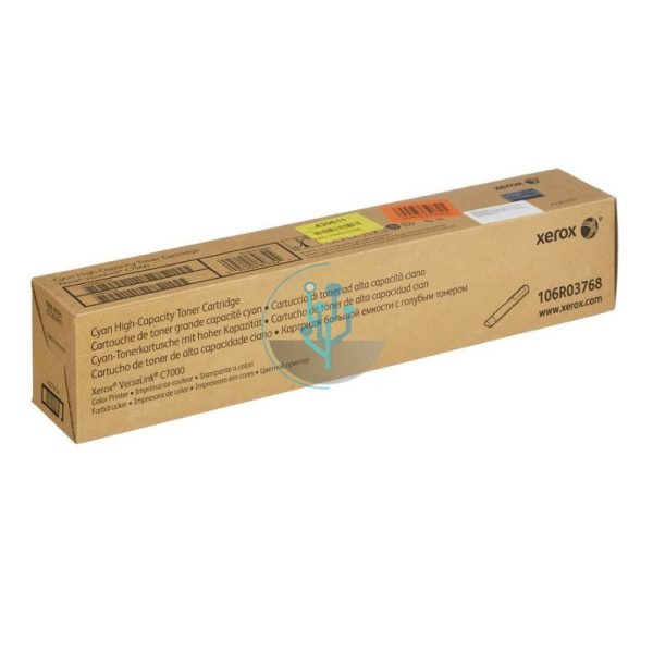 Toner Xerox 106R03768 Cyan C7000 10,100 Páginas