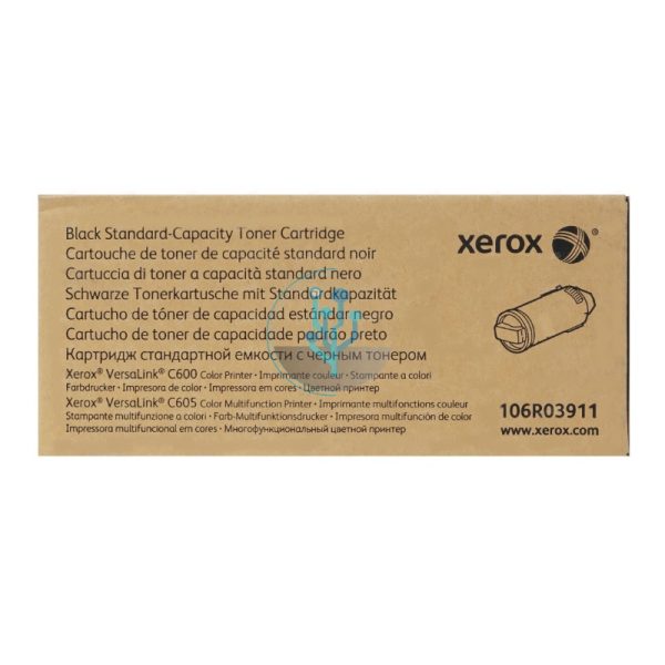 Toner Xerox 106R03911 Negro C600, C605 6,000 Páginas