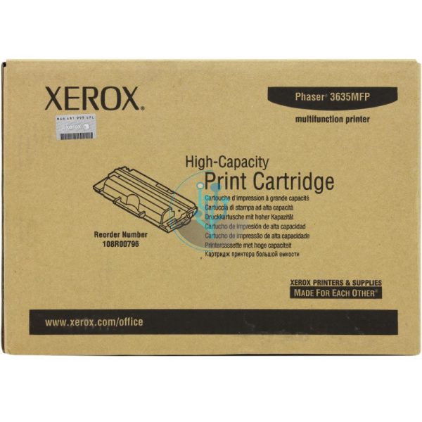 Toner Xerox 108R00796 Phaser 3635 10,000 Páginas