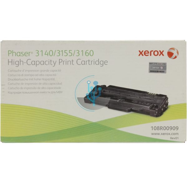 Toner Xerox 108R00909 Phaser 3140, 3160 1500 Páginas