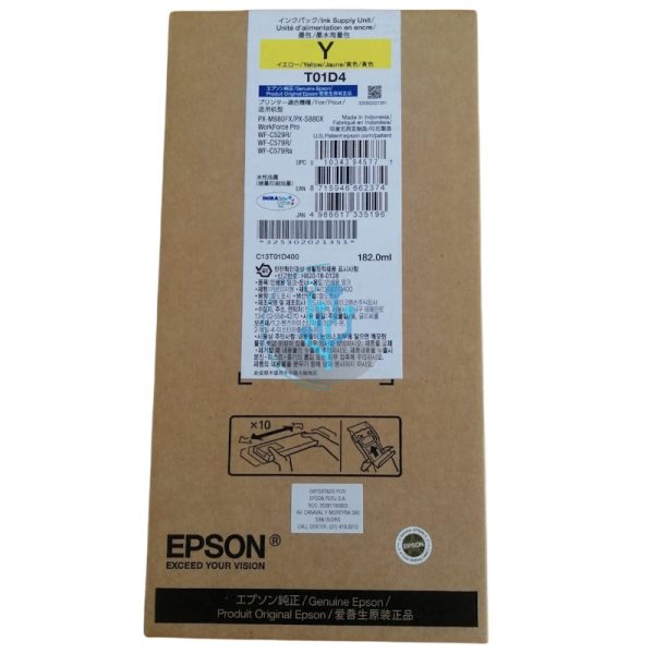 Bolsa de Tinta Epson T01D420 Yellow WFC579R 20,000 páginas