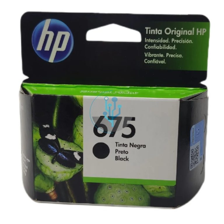 Tinta HP CN690AL (675) Negro Officejet 4400, 4500 600 Páginas