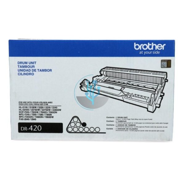 Tambor Brother DR-420 HL2130, MFC7860DW 12,000 Páginas