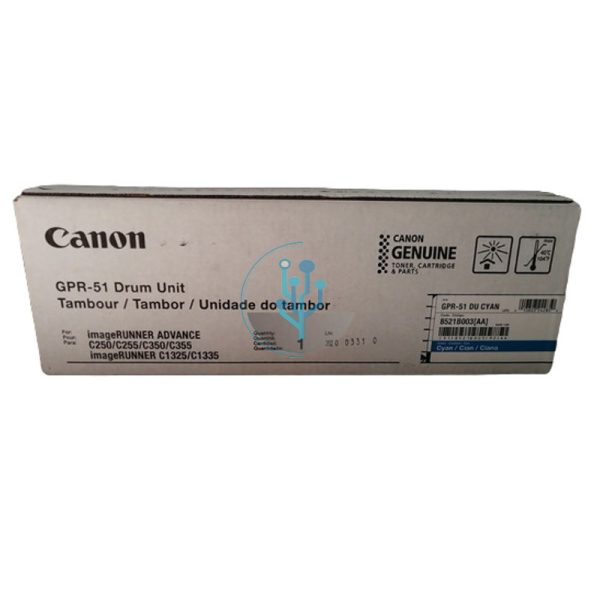 Drum Canon GPR-51 Cyan IRC250, IRC350 36,300 Páginas