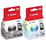 Pack Tinta Canon PG-210XL, CL-211XL Negro + Tricolor MP280