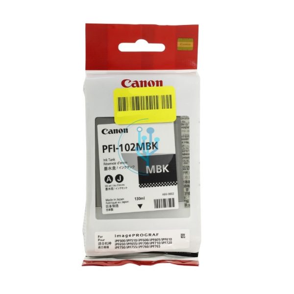 Tinta Canon PFI-102MBK Matte Black IPF650, IPF750 130ml