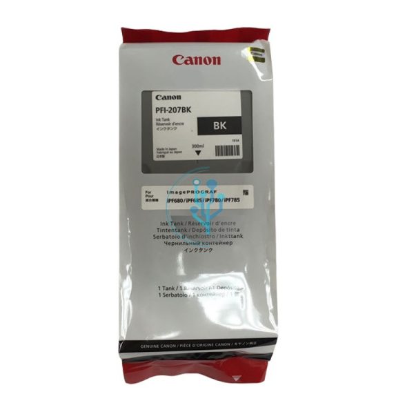 Tinta Canon PFI-207BK Black IPF685, IPF770, IPF785 300ml