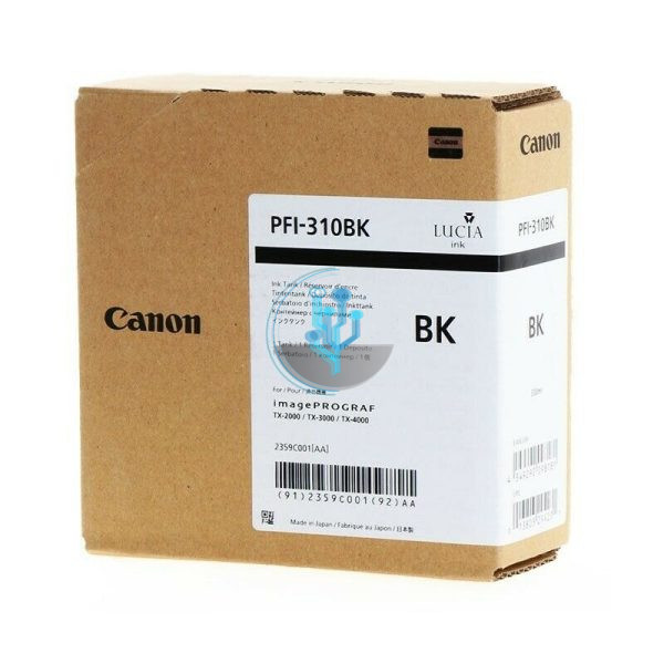 Tinta Canon PFI-310BK Black TX2000, TX3000, TX4000 330ml