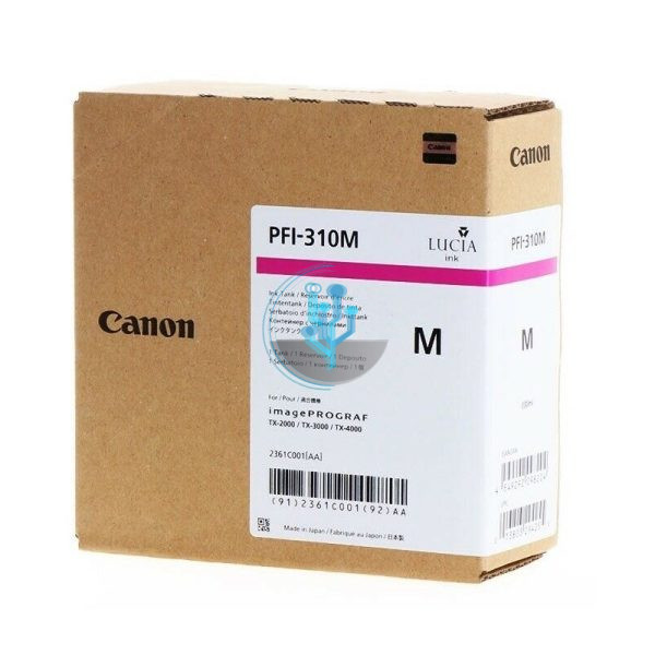 Tinta Canon PFI-310M Magenta TX2000, TX3000 330ml