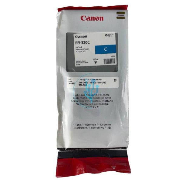 Tinta Canon PFI-320C Cian tm200, tm300 300ml