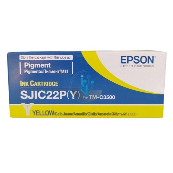 Tinta Epson TM-C3500 Yellow SJIC22P (Y) C33S020583