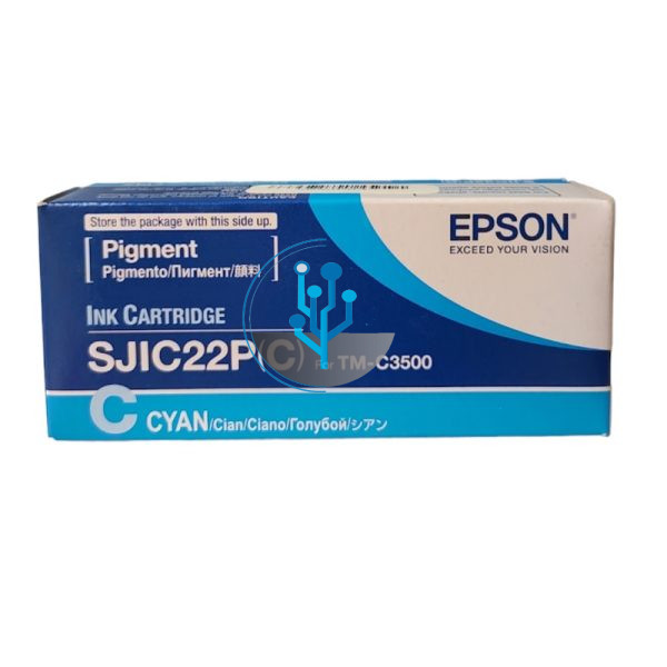 Tinta Epson TM-C3500 Cian SJIC22P(C)