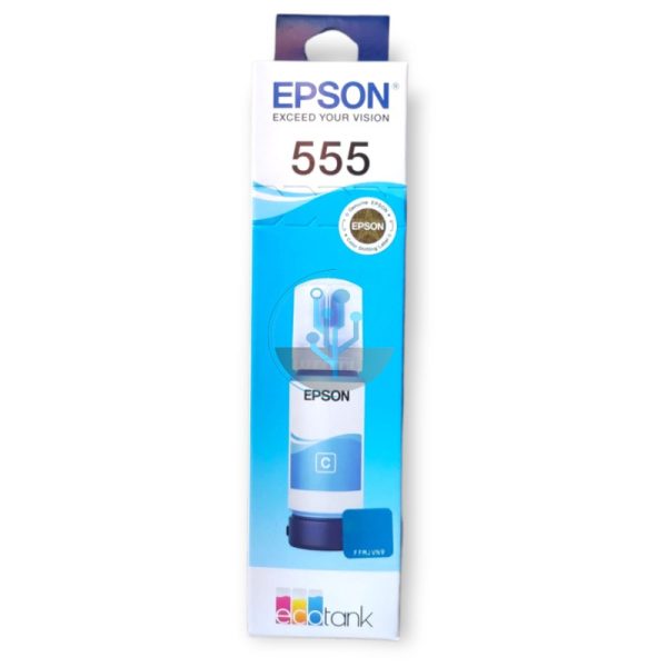 Tinta Epson T555220-AL Cian EcoTank L8160, L8180 70ml