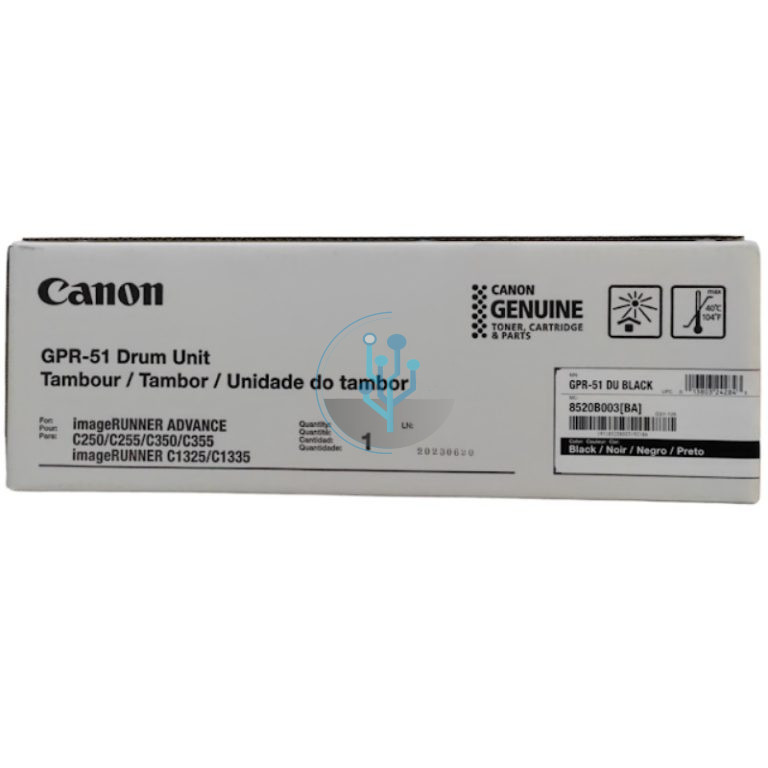 Drum Canon GPR-51 Black Ir Adv C250, C350 36,600 Paginas