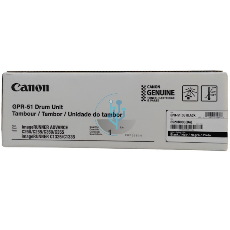 Drum Canon GPR-51 Black Ir Adv C250, C350 36,600 Paginas
