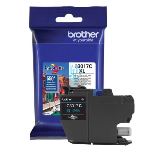 Tinta Brother LC-3017C Cyan MFCJ5330, MFCJ6930DW 550 Páginas