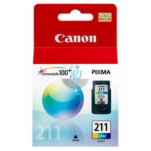 Tinta Canon CL-211 Tricolor MP490, MP250, IP2700 255 Págins