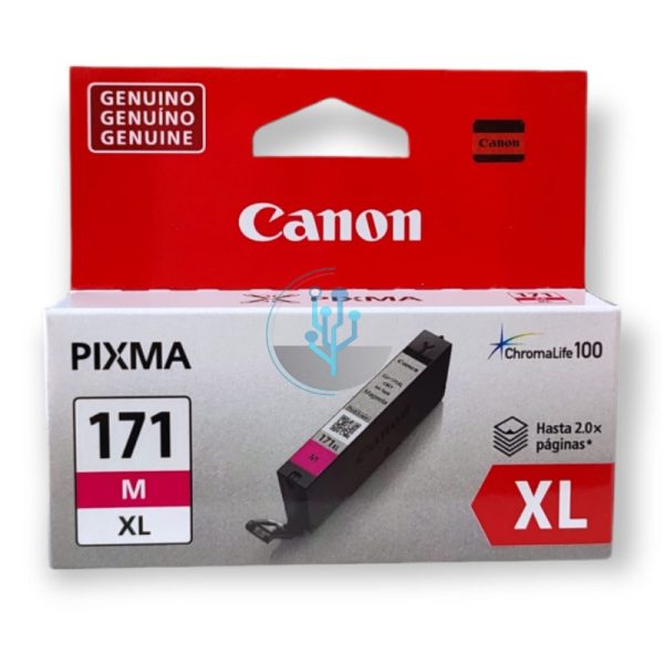 Tinta Canon CLI-171XL Magenta MG6810, TS8010 550 Páginas