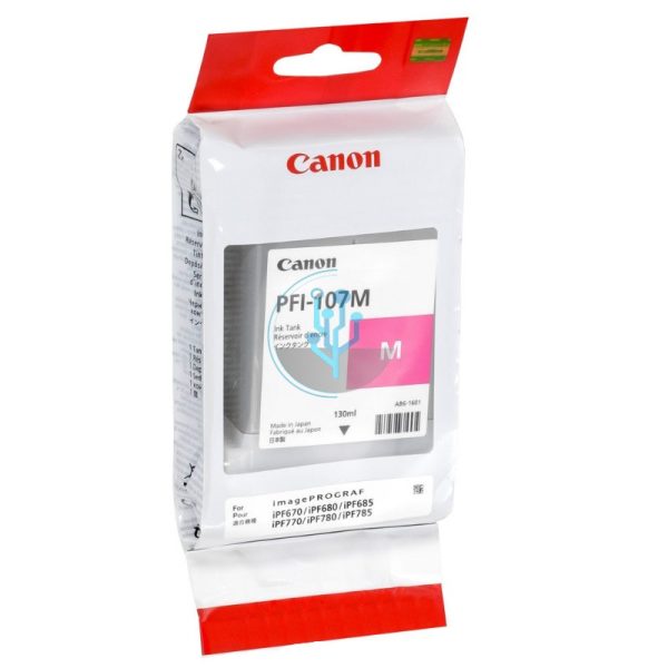Tinta Canon PFI-107M Magenta IPF670, IPF685, IPF770 130ml