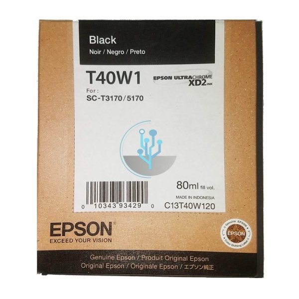 Tinta Epson T40W120 Black SureColor T3170, T5170 80ml