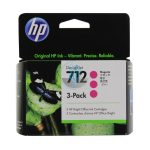 Tinta HP 3ED78A (712a) 3 Pack Magenta DesignJet T250, T650 29ml