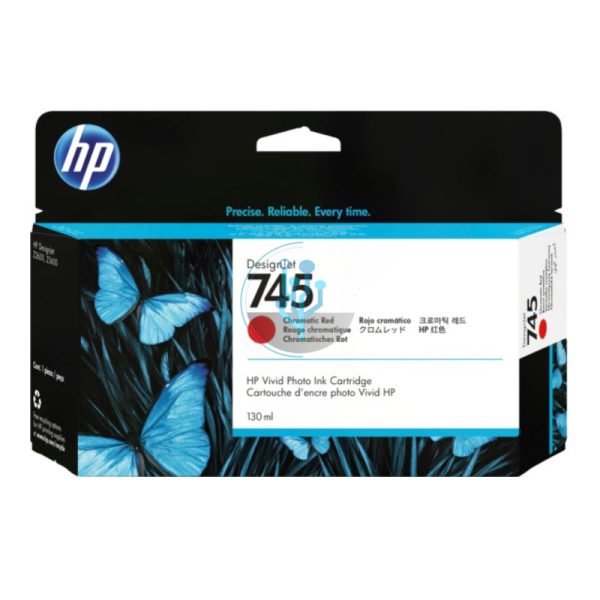 Tinta HP F9K00A (745) Chromatic Red Z2600, Z5600 130ml