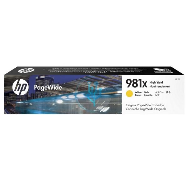 Tinta HP L0R11A (981X) Yellow 586DN, 556DN 10,000 Páginas