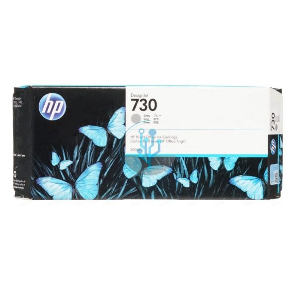 Tinta HP P2V72A (730) DesignJet T1600, T2600 Gris 300ml
