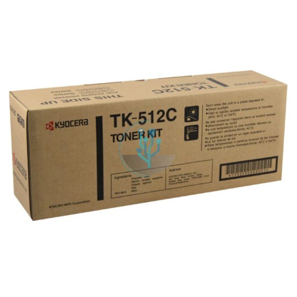 Toner Kyocera TK-512C Cyan FSC5025N 8,000 Páginas