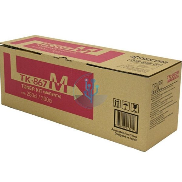 Toner Kyocera TK-867M Magenta TA250ci, TA300ci 12,000 Páginas