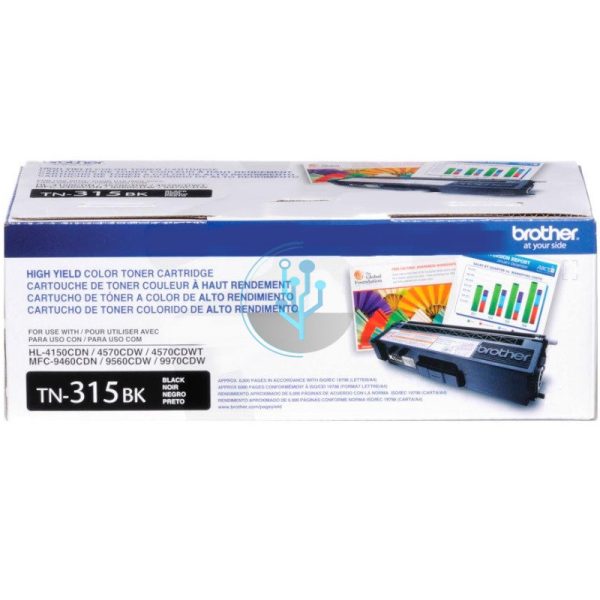 Toner Brother TN-315BK Black MFC9970CDW 6,000 Páginas