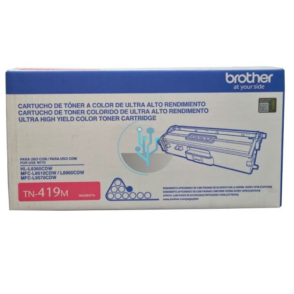 Toner Brother TN-419M Magenta MFCL8900CDW 9,000 Páginas
