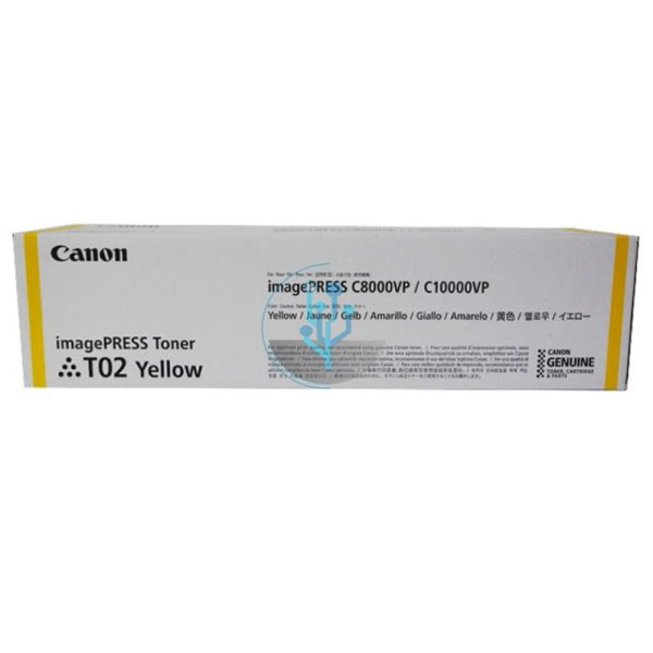 Toner Canon T02 Yellow C8000, C10000 44,000 Páginas