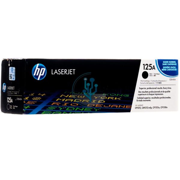 Toner HP CB540A (125A) LaserJet CP1215, CM1312 Black 2,200 Páginas