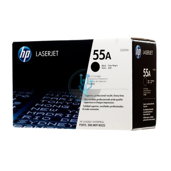 Toner HP CE255A (55A) LaserJet CP3015 Negro 6,000 Páginas