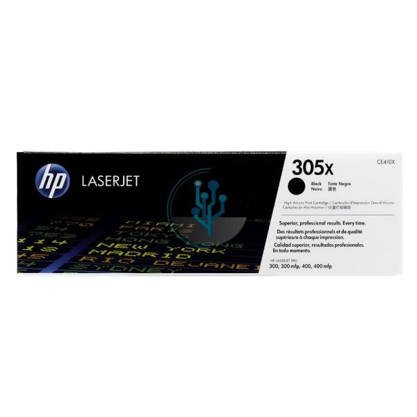 Toner HP CE410X (305X) LaserJet Pro M351, M475DW Negro 4,000 Páginas