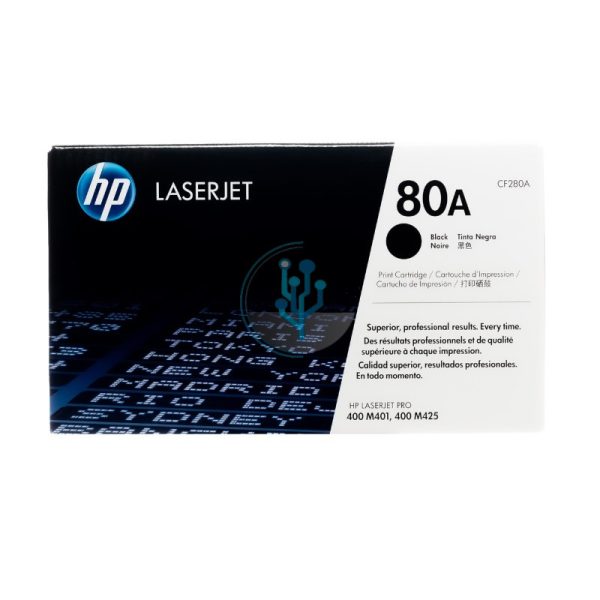Toner HP CF280A (80a) LaserJet m401n Negro 2,700 Páginas