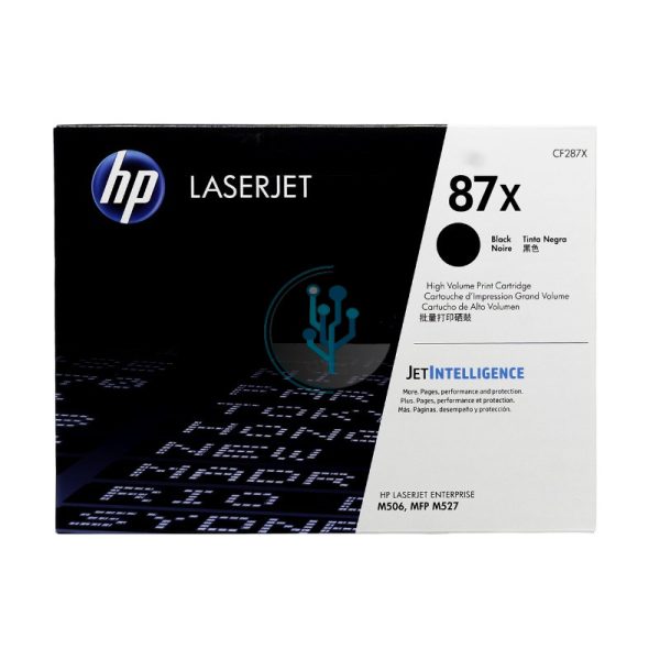 Toner HP CF287X (87x) Negro. Compatibilidad con laserJet Enterprise M506dn, M527dn, M527c, M501dn. ventas@alcorisuministros.com