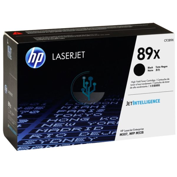 Toner HP CF289X (89X) LaserJet M507 Negro 10,000 Páginas
