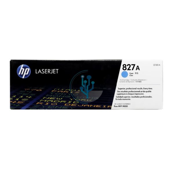 Toner HP CF301A (827A) LaserJet MFP M880Z Cyan 32,000 Páginas