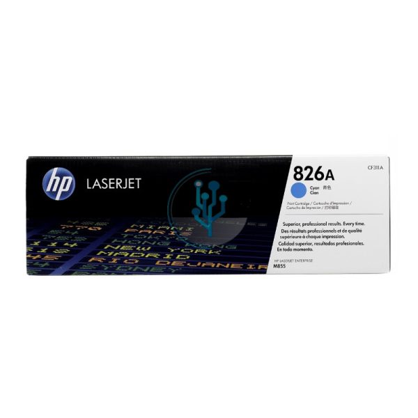 Toner HP CF311A (826A) LaserJet M855DN Cyan 31,500 Páginas