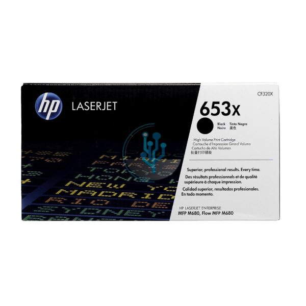Toner HP CF320X (653X) Enterprise Flow M680DN Negro 21,000 Páginas