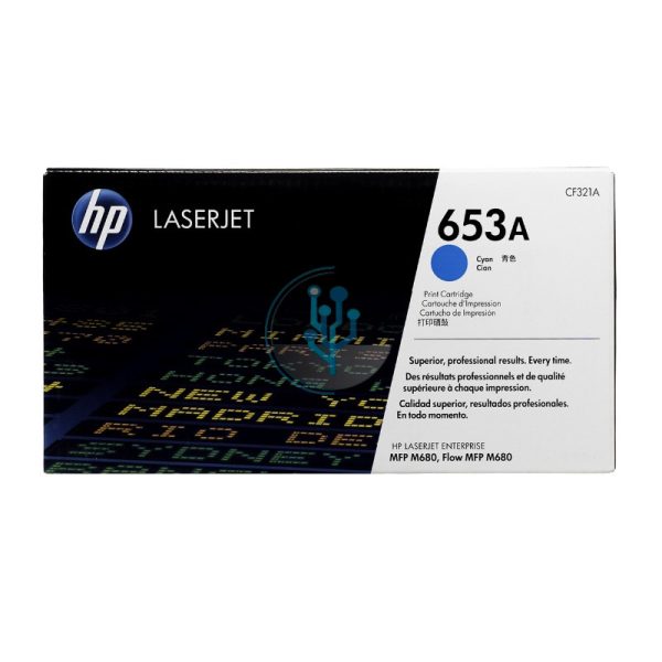 Toner HP CF321A (653A) Enterprise Flow M680DN Cyan 16,500 Páginas